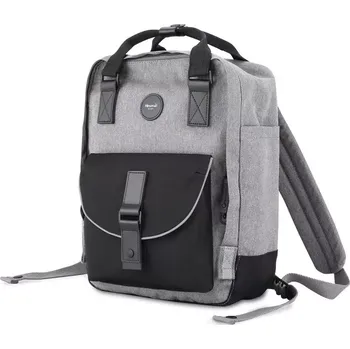 Městský batoh Himawari městský batoh Liana Šedo-černý 17L