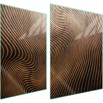 Obraz Skleněná ochranná deska na sporák 70x52 Vzor