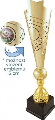 Sportovní luxusní pohár LT027 fotbal (LT027C)