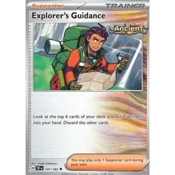 Volný čas Pokémon TEF 147/162 Explorer's Guidance - Temporal Forces Stav: Near Mint, Verze: NORMAL