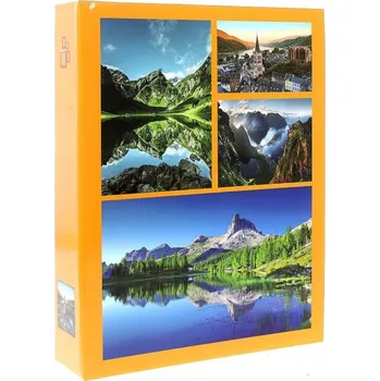 Fotoalbum GEDEON Kožené fotoalbum 10x15/200 JUN oranžová