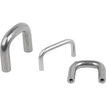 Nábytkové kování Třmenové úchyty z nerezové oceli kulaté 06922-10-030043