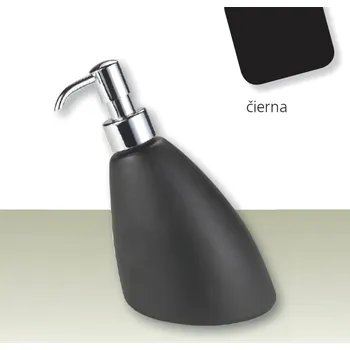 Dávkovač mýdla IVAB MISTRAL - Dávkovač tekutého mýdla volně stojící, keramika černá IBMIS03