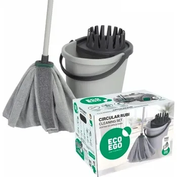 mop YORK Mop komplet mikrovlákno 13L CIRCULAR RUBI