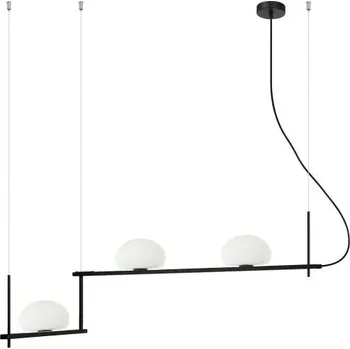 ITALUX PND-357783-BK+W Kernio závěsné svítidlo 3xG9 černá, bílá