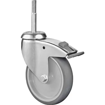 Kolečko Přístrojová kolečka na vyšší zatížení - otočná s brzdou MI-C124.A80.151