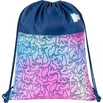 Školní sáček Sáček na přezůvky/batůžek Ombre Cats, rozměry: 43 x 32 cm