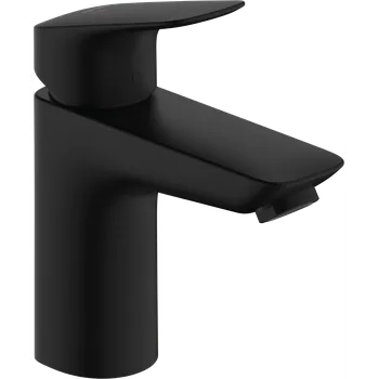 Vodovodní baterie Hansgrohe Logis - Páková umyvadlová baterie 100 bez odtokové soupravy, černá matná 71101670