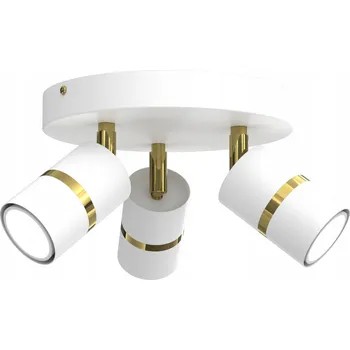 Stropní svítidlo Stropní svítidlo JOKEYS 3 GU10 bílo-zlaté