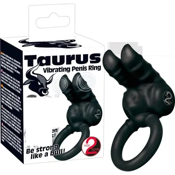 You2Toys Taurus – vibrační, dvoumotorový erekční kroužek