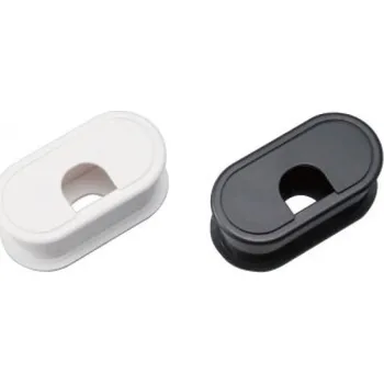 Nábytkové kování Kabelová průchodka LN72-BL