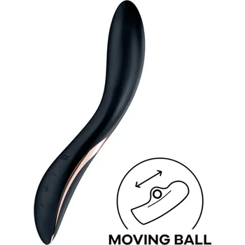 Vibrátor Satisfyer Rrrolling - G-bod vibrační kulička (černá)