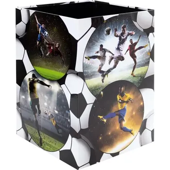 Odpadkový koš Odpadkový koš karton fotbal