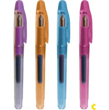 Plnicí pero plastové 0,5 mm, mix 4 barev