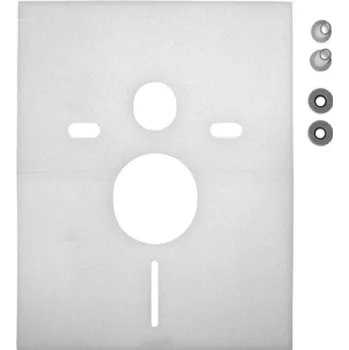 Klozet Duravit - Protihluková sada pro závěsné WC, 0050640000