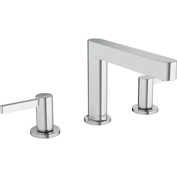 Vodovodní baterie Hansgrohe Finoris 3-otvorová umyvadlová baterie110 s odtokovou soupravou Push-Open, chrom 76033000