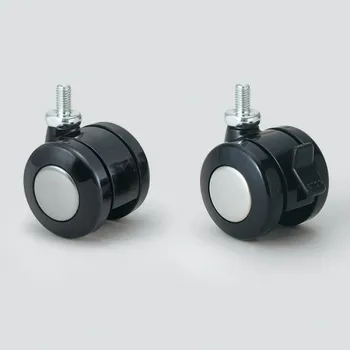 Nábytkové kování Dvojitá kolečka, se závitovým čepem NB-50-10