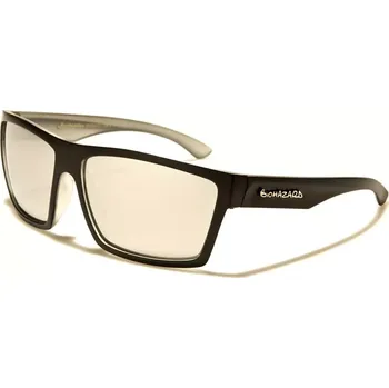 BIOHAZARD RECTANGLE zrcadlové sluneční brýle Stříbrné