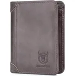 Bullcaptain elegantní kožená peněženka Gerold Šedá