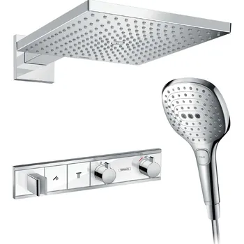 Vodovodní baterie Hansgrohe RainSelect SET, bílá - chrom