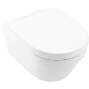 Klozet Villeroy & Boch Architectura Combi-Pack - SET Závěsné WC + sedátko SoftClosing, alpská bílá CeramicPlus 4694HRR1