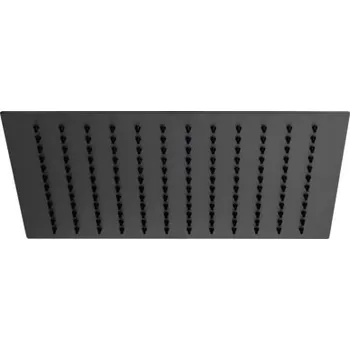 Alpi Idroterapie - Hlavová sprcha 300x300 mm SLIM, černá matná SF076ANE