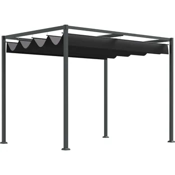 Pergola Outsunny AOS-84C-175BK 298 x 221 x 213 cm