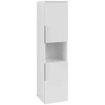 Villeroy & Boch Architectura - Vysoká skříňka 1400x350 mm, panty vpravo, bílá B89701VS