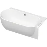 Duravit Luv - Vana do pravého rohu 1850x950 mm s panelem a podstavcem, bílá 700432000000000