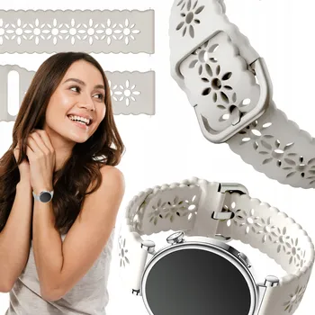 Pouzdro na mobilní telefon Řemínek ChronSmarta pro Huawei 18mm béžový