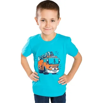 Bettymode Dětské tričko HASIČI MODRÁ krátký rukáv, 98