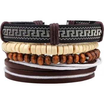 Náramek Set pánských náramků 4 kusy Liberal