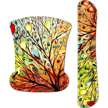 Podložka pod myš Huado Set podložka pod myš a zápěstí Velikonoční kočičky