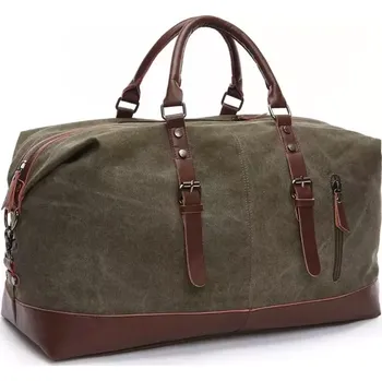 Cestovní taška Canvasio cestovní plátěná taška Beloun Zelená 45L