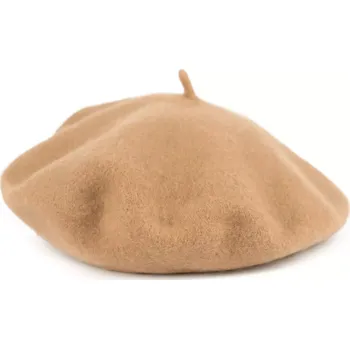 Čepice Dámský baret Daily classic Tmavě béžový