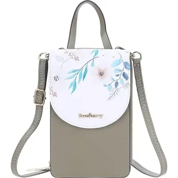 Peněženka Baellerry Dámská kabelka na mobil Flowers Zelená