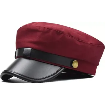 Čepice Lifestyle Dámská čepice kapitánka bekovka Daman Burgundy