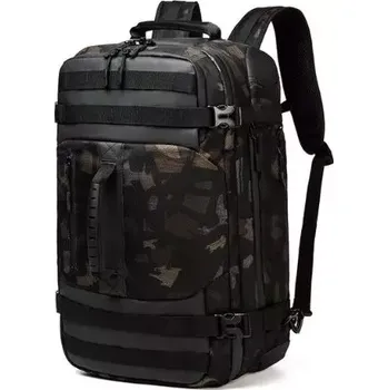 Městský batoh Ozuko víkendový batoh vs cestovní taška Roux Camuflage 35L