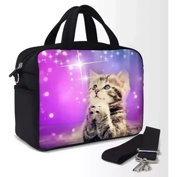 Termobox Pikniková termotaška přes rameno Kočička