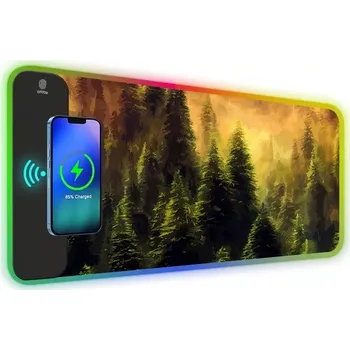 Podložka pod myš Huado RGB podložka pod myš s bezdrát nabíjením 15W Golden Mist