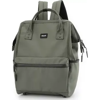 Městský batoh Himawari studentský batoh s USB Hugues Zelený 24L