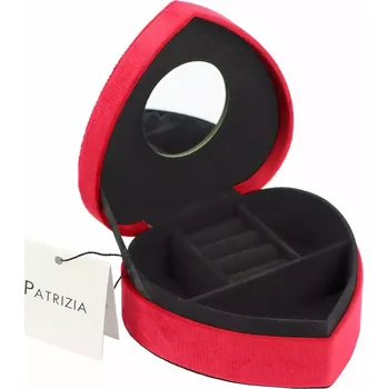 Šperkovnice PATRIZIA Šperkovnice na šperky Srdce Červené