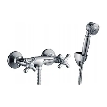 Vodovodní baterie Sprchová baterie Duro retro stříbrná