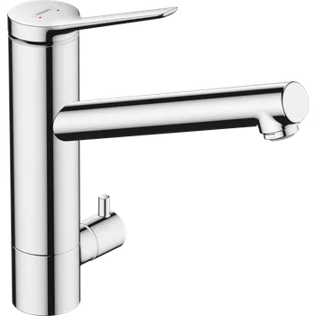 Vodovodní baterie Hansgrohe Zesis M33 Páková kuchyňská baterie 160, uzavírací ventil pro spotřebič, 1jet, chrom 74808000