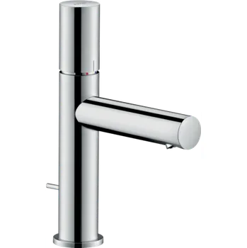 Vodovodní baterie AXOR Uno Páková umyvadlová baterie 110 s rukojetí Zero, s odtokovou soupravou s táhlem, chrom 45001000