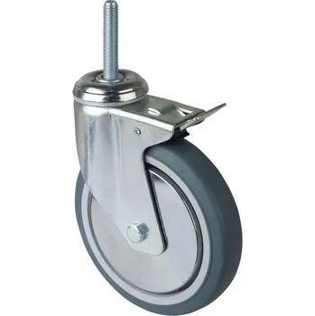 Kolečko Přístrojová kolečka na vyšší zatížení - otočná s brzdou MI-C124.A85.151