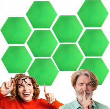 akustická pěna Akustická pěnová deska tlumící, plochá 43,5 x 50 x 3 cm