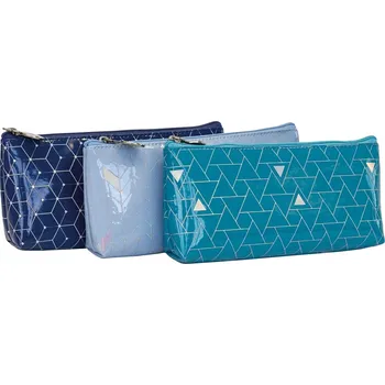 Penál Pukka Pad Glee penál/pouzdro na zip, modrý, 190x90x20mm