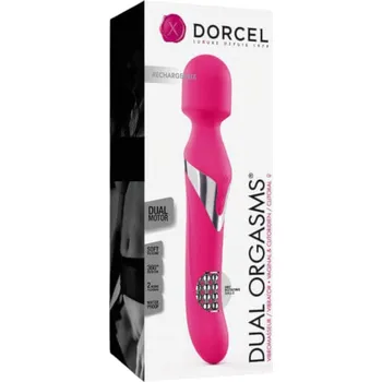 Vibrátor Dorcel Dual Orgasms - akumulátorový 2v1 masážní vibrátor (růžový)