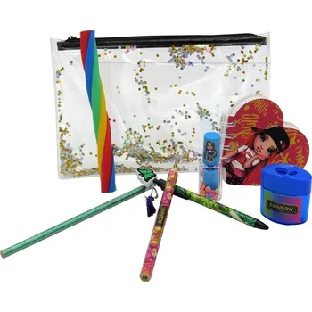 Sada psacích potřeb Rainbow High Jumbo s pouzdrem